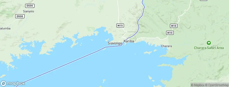 Siavonga, Zambia Map
