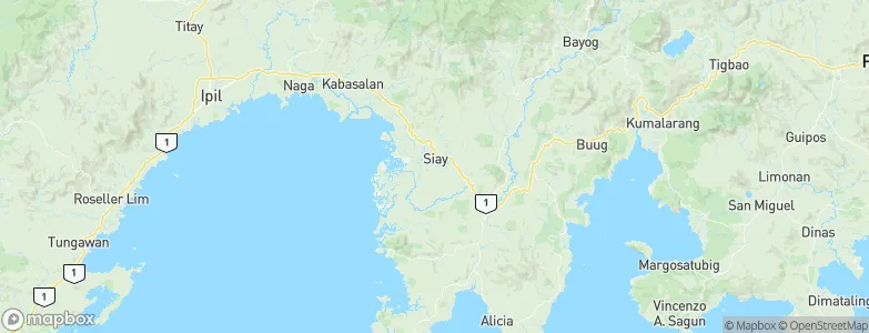 Siay, Philippines Map