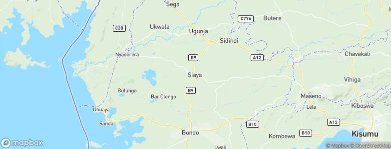 Siaya, Kenya Map