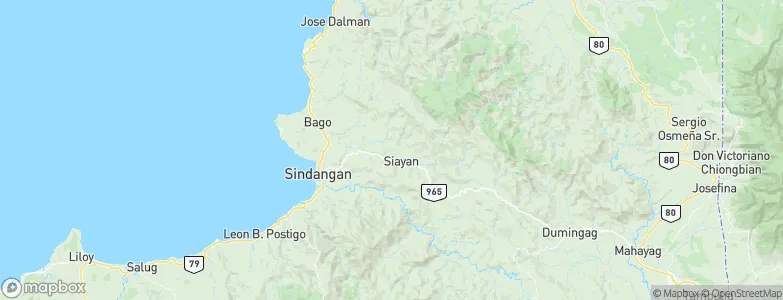 Siayan, Philippines Map