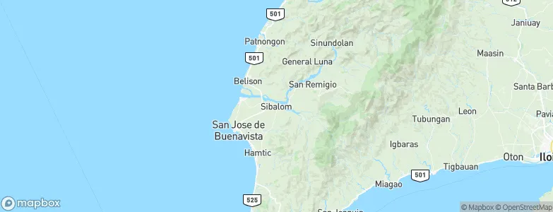 Sibalom, Philippines Map