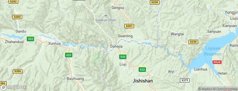 Sibaozi, China Map