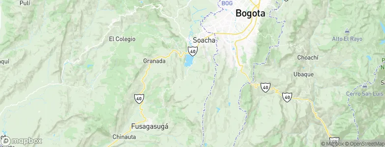 Sibaté, Colombia Map