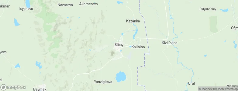 Sibay, Russia Map