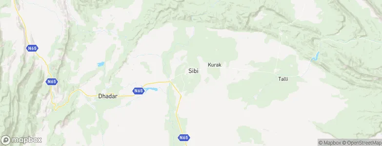 Sibi, Pakistan Map