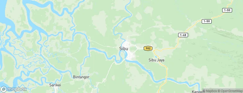 Sibu, Malaysia Map
