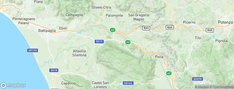 Sicignano degli Alburni, Italy Map