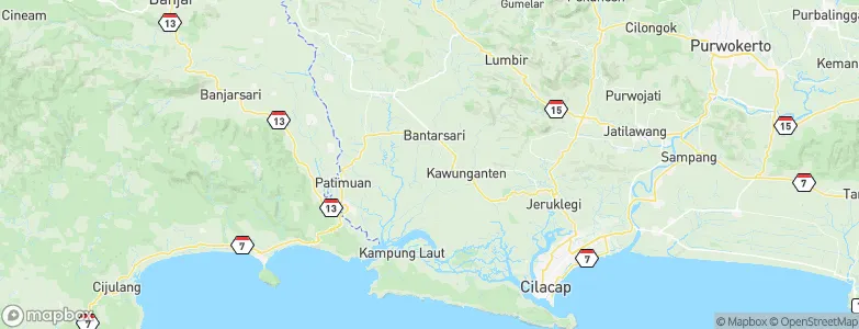 Sidakaya, Indonesia Map
