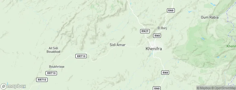 Sidi Amar, Morocco Map