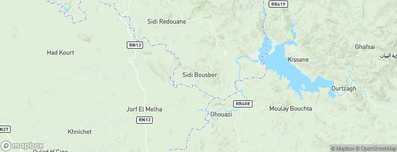 Sidi Bousber, Morocco Map