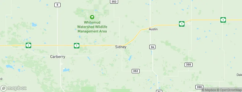 Sidney, Canada Map