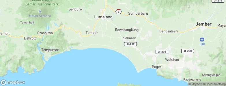 Sidomulyo, Indonesia Map
