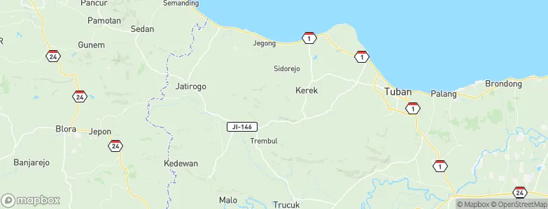 Sidonganti, Indonesia Map
