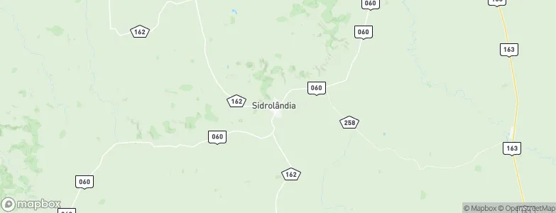 Sidrolândia, Brazil Map