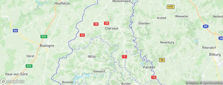 Siebenaler, Luxembourg Map