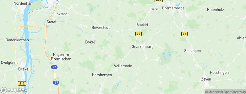 Siedlung Kuhstedt, Germany Map
