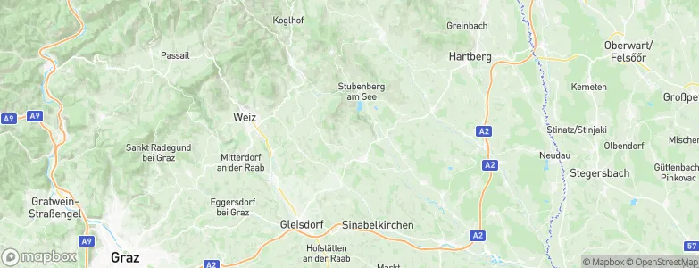 Siegersdorf bei Herberstein, Austria Map