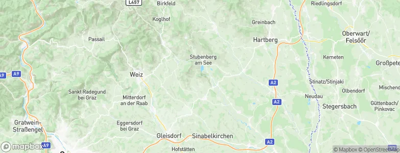 Siegersdorf bei Herberstein, Austria Map
