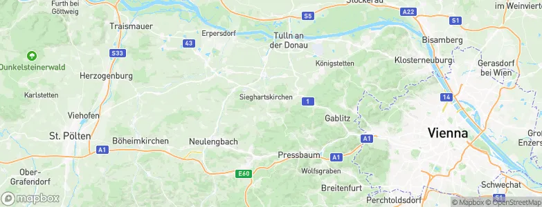 Sieghartskirchen, Austria Map