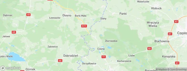 Sieraków Śląski, Poland Map