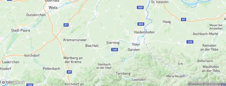 Sierning, Austria Map