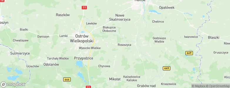 Sieroszewice, Poland Map