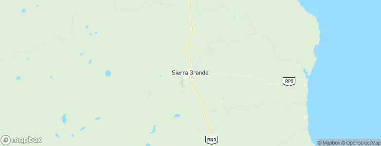 Sierra Grande, Argentina Map