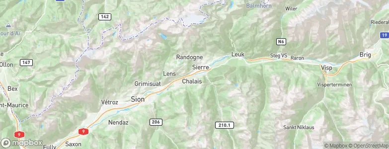 Sierre, Switzerland Map