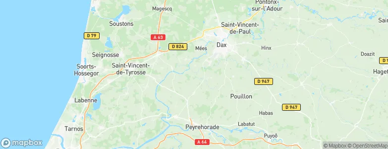 Siest, France Map