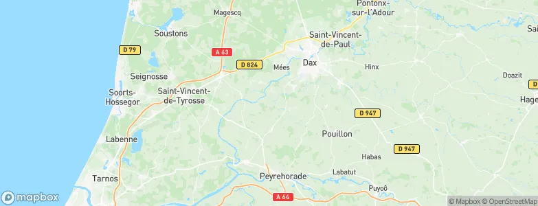 Siest, France Map