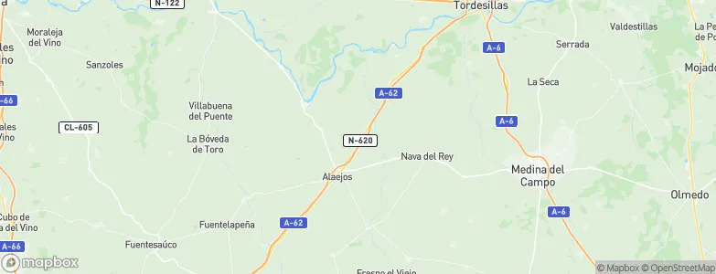 Siete Iglesias de Trabancos, Spain Map