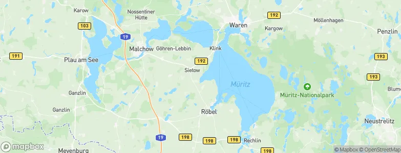 Sietow, Germany Map