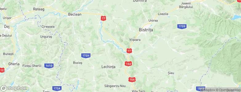 Şieu-Măgheruş, Romania Map