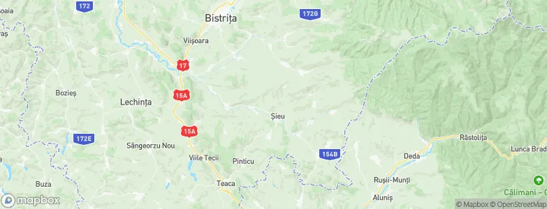 Şieu, Romania Map