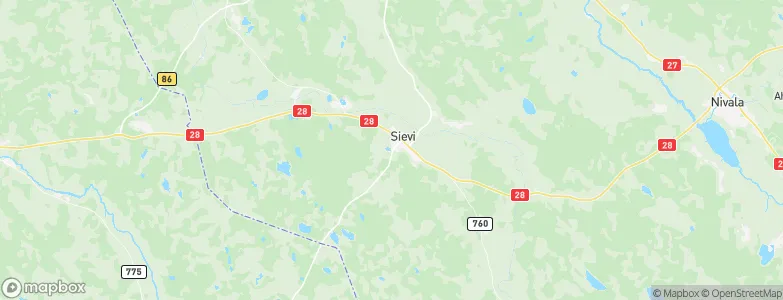 Sievi, Finland Map