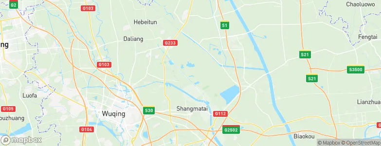 Sigaozhuang, China Map