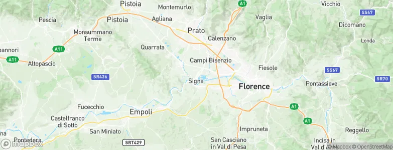 Signa, Italy Map