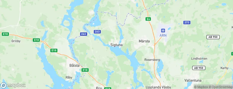 Sigtuna, Sweden Map
