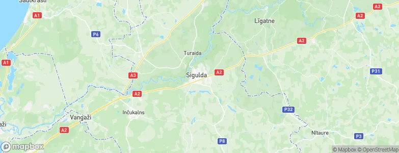 Sigulda, Latvia Map