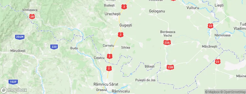 Sihlea, Romania Map