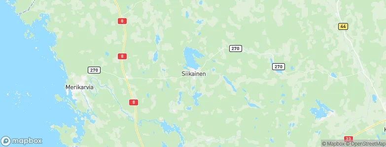 Siikainen, Finland Map