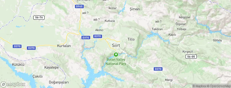 Siirt, Turkey Map