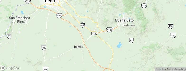 Silao, Mexico Map