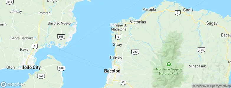 Silay City, Philippines Map