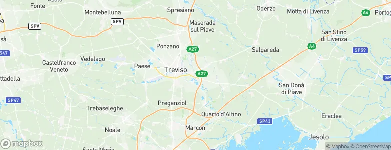 Silea, Italy Map