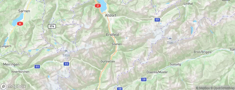 Silenen, Switzerland Map