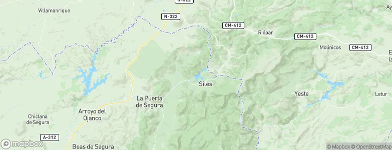 Siles, Spain Map