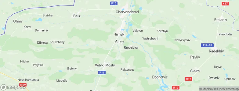 Silets’, Ukraine Map