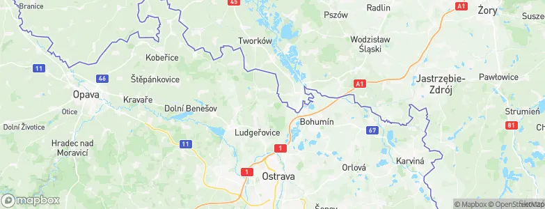Šilheřovice, Czechia Map