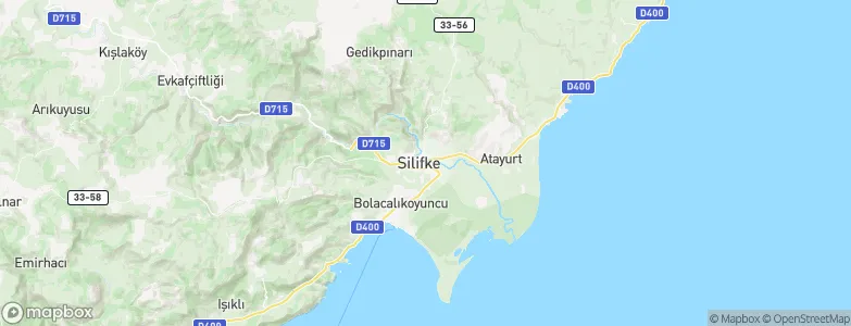Silifke, Turkey Map